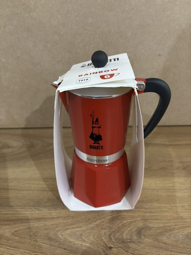 Bialetti rainbow red espresso - red,