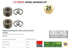 2x Front Axle WHEEL BEARINGS