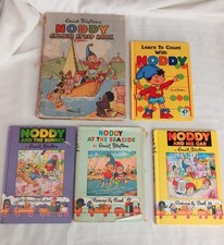 5 vintage Noddy hardback