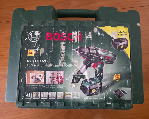 Bosch psb 18v li ion - psb, li-ion