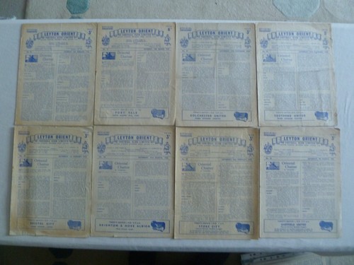 1950s 60 leyton orient - 54/60,