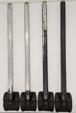 Korum Fishing Chair Legs Carp Bedchair Seat Accessories Mud Feet Replacement X 4