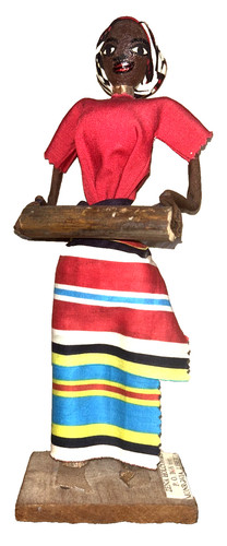 Vintage liberian doll - vintage,