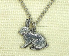 Rabbit Pewter Pendant with
