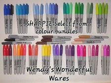 2, 3, or 4 Genuine Sharpie Permanent Pens in Colour Group Bundles - Art / Crafts