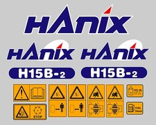 Hanix h15b digger complete - digger,