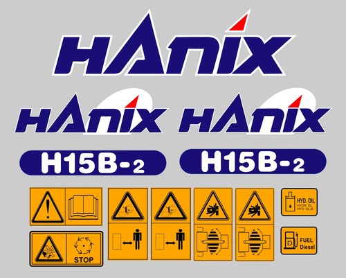 Hanix h15b digger complete - h15b-2,