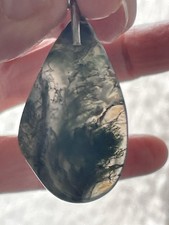 Vintage Moss Agate Pendant