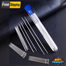 40Pcs Stainless Steel Hand Sewing Needles Assorted Sizes for DIY & Repairs UK