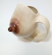 Kernewek Cornwall Pottery - Novelty Mug Jug - Beige Ceramic