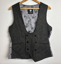 twisted tailor Yorkshire Tweed Moon Waistcoat Men’s Size 38R