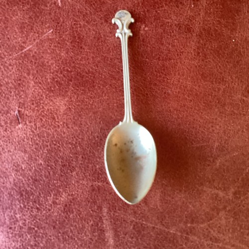 Vintage silver plate teaspoon - silver,