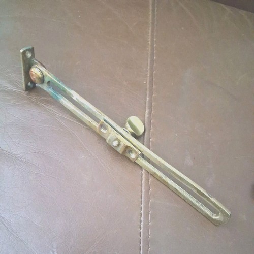 Vintage brass sliding slotted - brass,