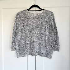 COS Black White Abstract Print