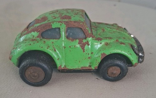 Vintage tinplate beetle - vintage, vw