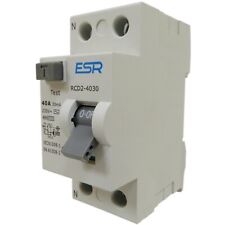 40 Amp 30mA Double Pole RCD RCCB Trip Switch 230V Type AC 40A DP 2 Pole