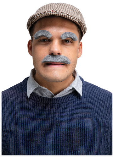 Moustache eyebrows granny - moustache,