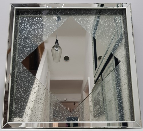Square bubbles silver - square,