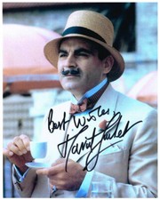 DAVID SUCHET Signed 'Hercule
