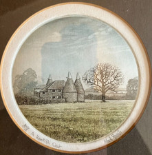Mark Spain Ltd Edition Art Print “A Kentish Oast”  Landscape 138/300
