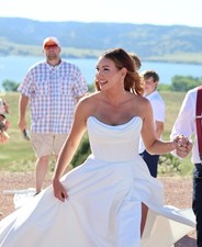 Elegant but Sassy Satin Ivory