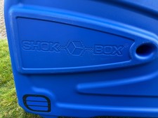 Blue Shokbox hard bike box