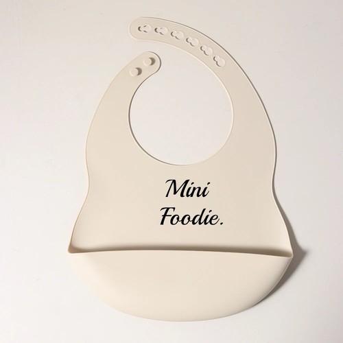 Silicone bibs quote message - bibs,