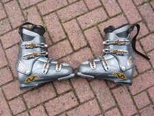 Nordica Men's Ski Boots Size 280-285mm   325mm Grey Orange  Buckles