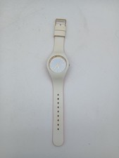Ice-Watch Classic Quartz White Dial Silicone Strap Wristwatch 10ATM