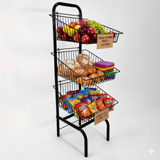 Wire Display Stand: 3 Tier