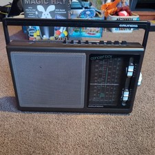 Vintage Grundig Radio Concert Boy 225a FM-SW-LW-MW Fully Working
