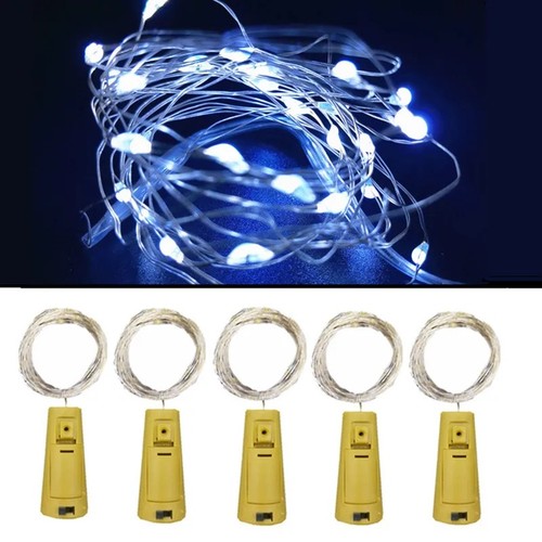 Wine bottle cork lights - bottle,
