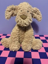Jellycat Fuddlewuddle Puppy Soft Toy 10” Light Brown Dog Plush JELLY3316SH 