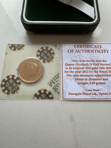 Half sovereign 2012 22ct - -,