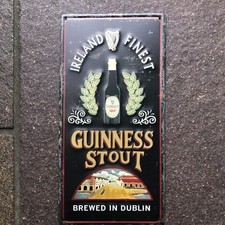 Guinness Stout Metal Sign