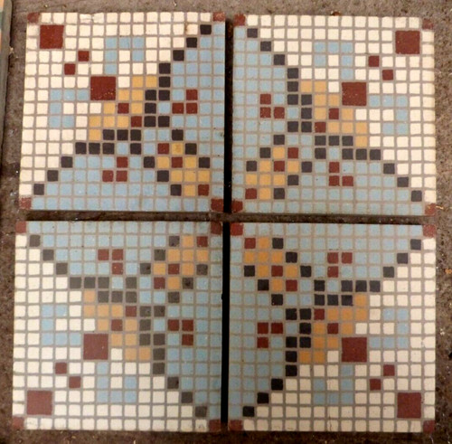 Antique 6x6 tiles french - 6x6,