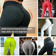 Womens Yoga Fitness Anti-Cellulite Tik Tok Leggings Hot Push Up Ladies Gym Pants