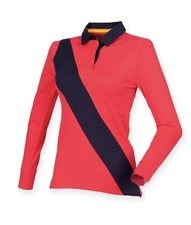 Ladies Front Row Red Rugby