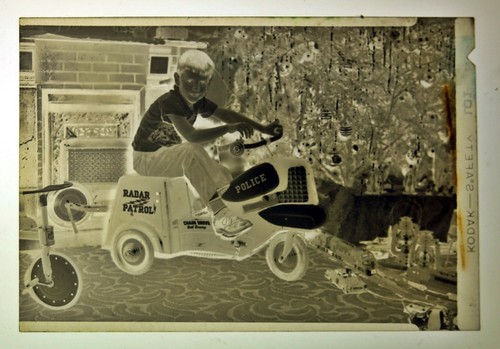 Vintage negative x 3 - 2, 1/8