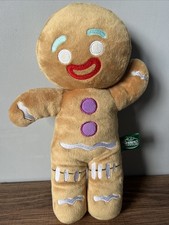 DREAMWORKS SHREK’S ADVENTURE 12“/ 30CM GINGY THE GINGERBREAD MAN SOFT PLUSH TOYS