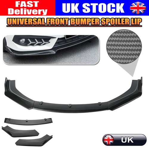 Carbon fiber front bumper - carbon, lip