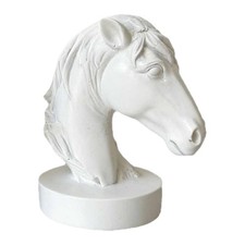 Horse head statue - horse, desk