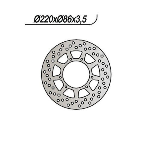 Front brake disc yamaha 250 - yz,