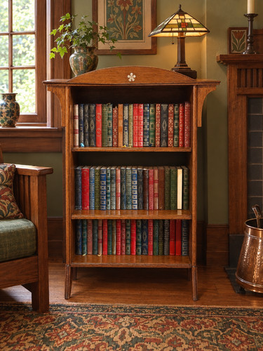Vintage oak bookcase - vintage,