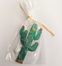 New! Mexican tin desert cactus