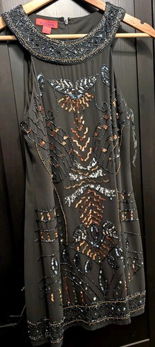 Monsoon fusion black beaded - monsoon,