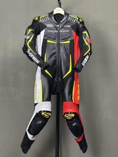 Motorbike Leather suit Genuine Cowhide Leather Riding Suit Motorcycle Racing
