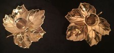 Brass Sugar Maple Leaves