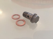 Banjo oil feed restrictor - banjo, bolt