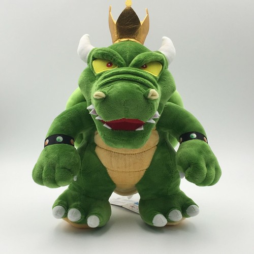 Green king bowser koopa plush - king,